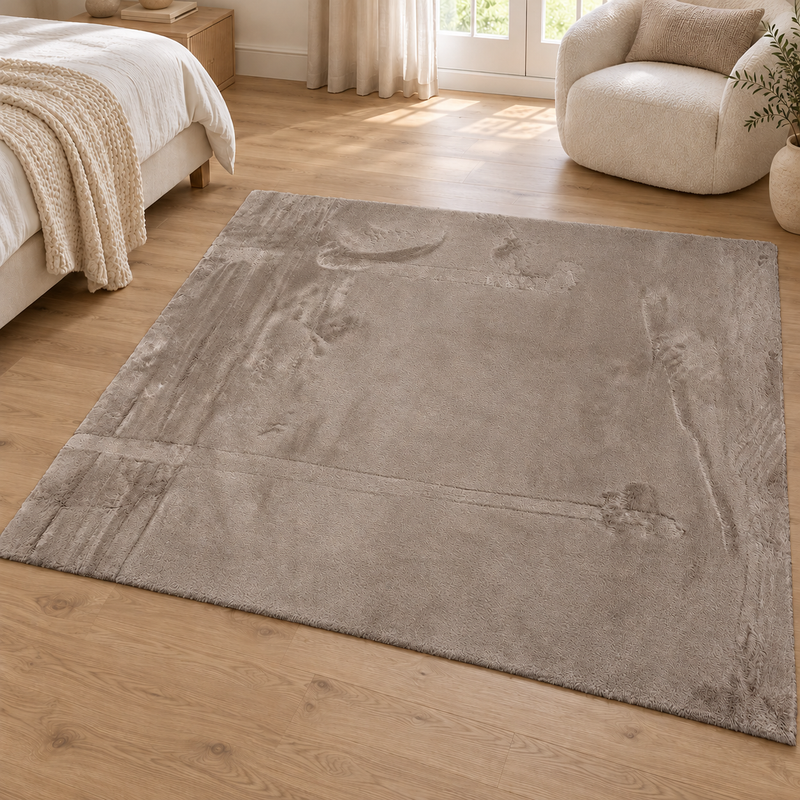 Vloerkleed Rabbit Retangle taupe