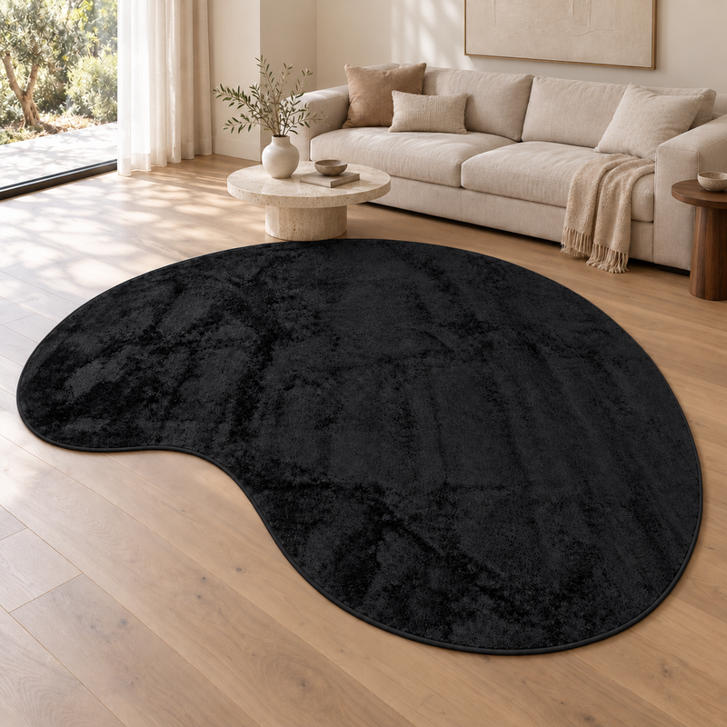 Vloerkleed Novara - Deep Black