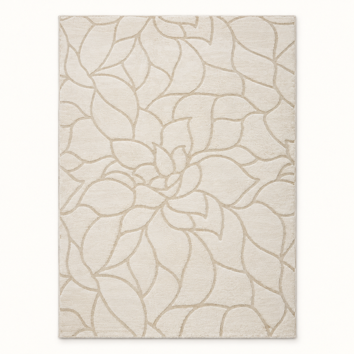 Vloerkleed Rabbit Flower Crème