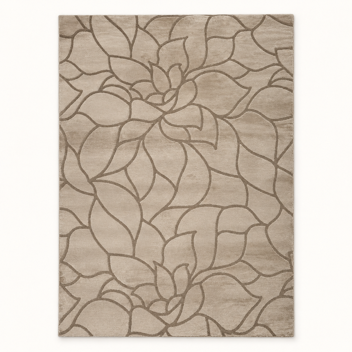Vloerkleed Rabbit Flower Taupe