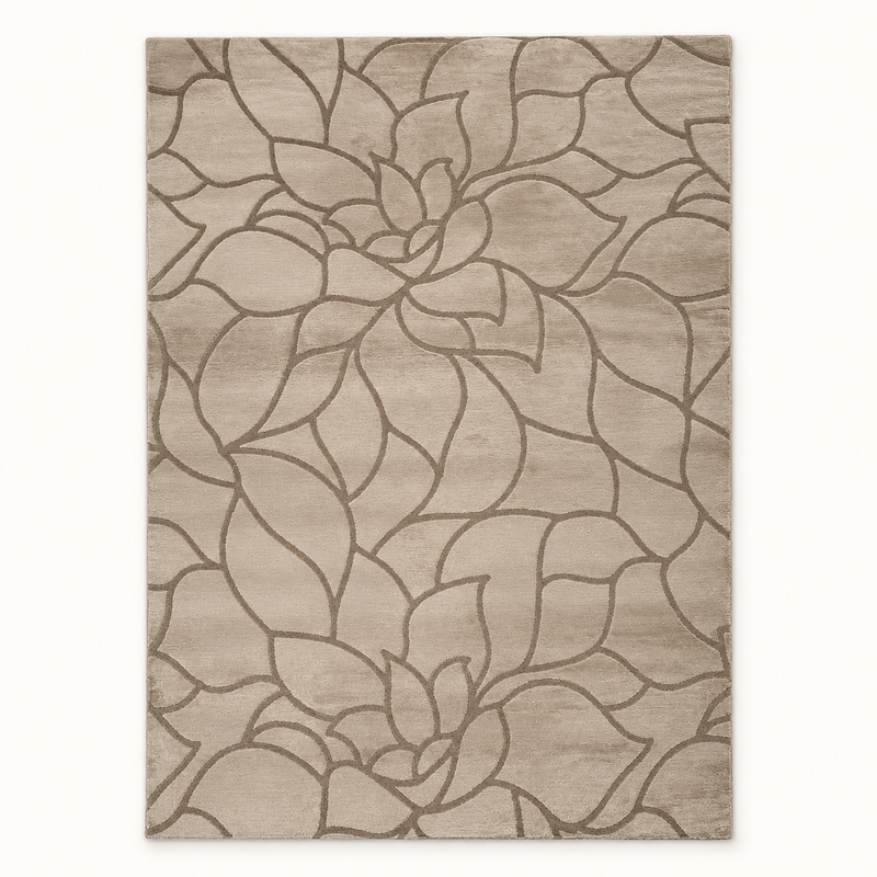 Vloerkleed Rabbit Flower Taupe