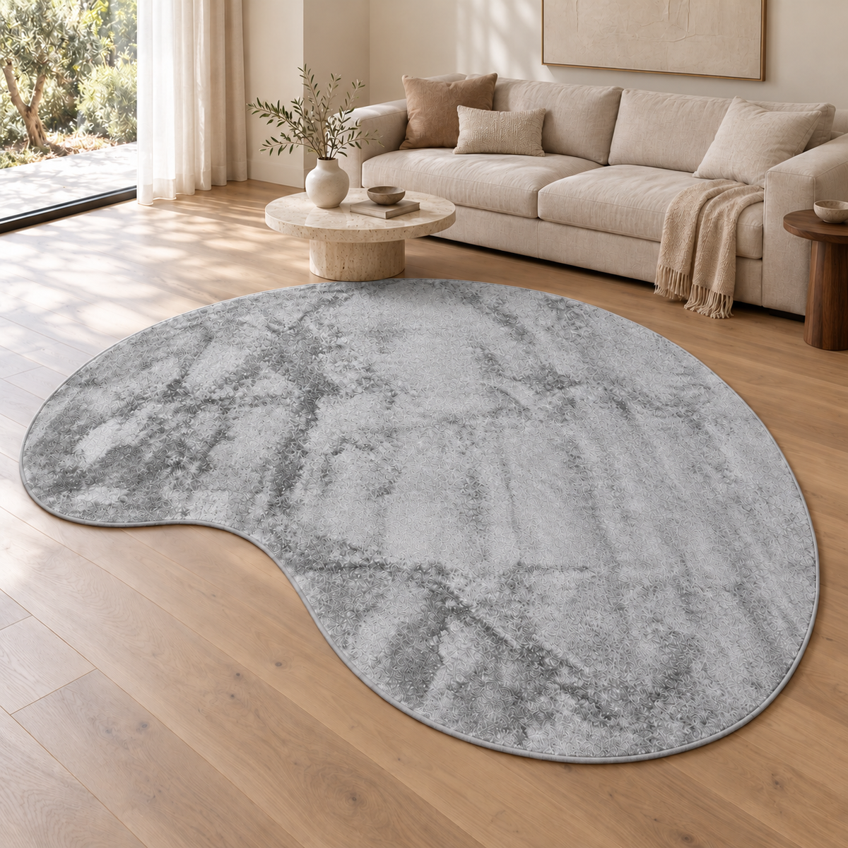 Vloerkleed Novara - Light Grey